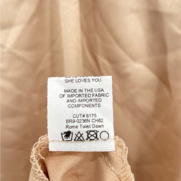 NWT Show Me Your MuMu Roman Twist Gown Champagne Luxe XXL - Picture 9 of 9